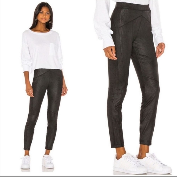 Free people Faux suede leggings XS - Picture 3 of 7